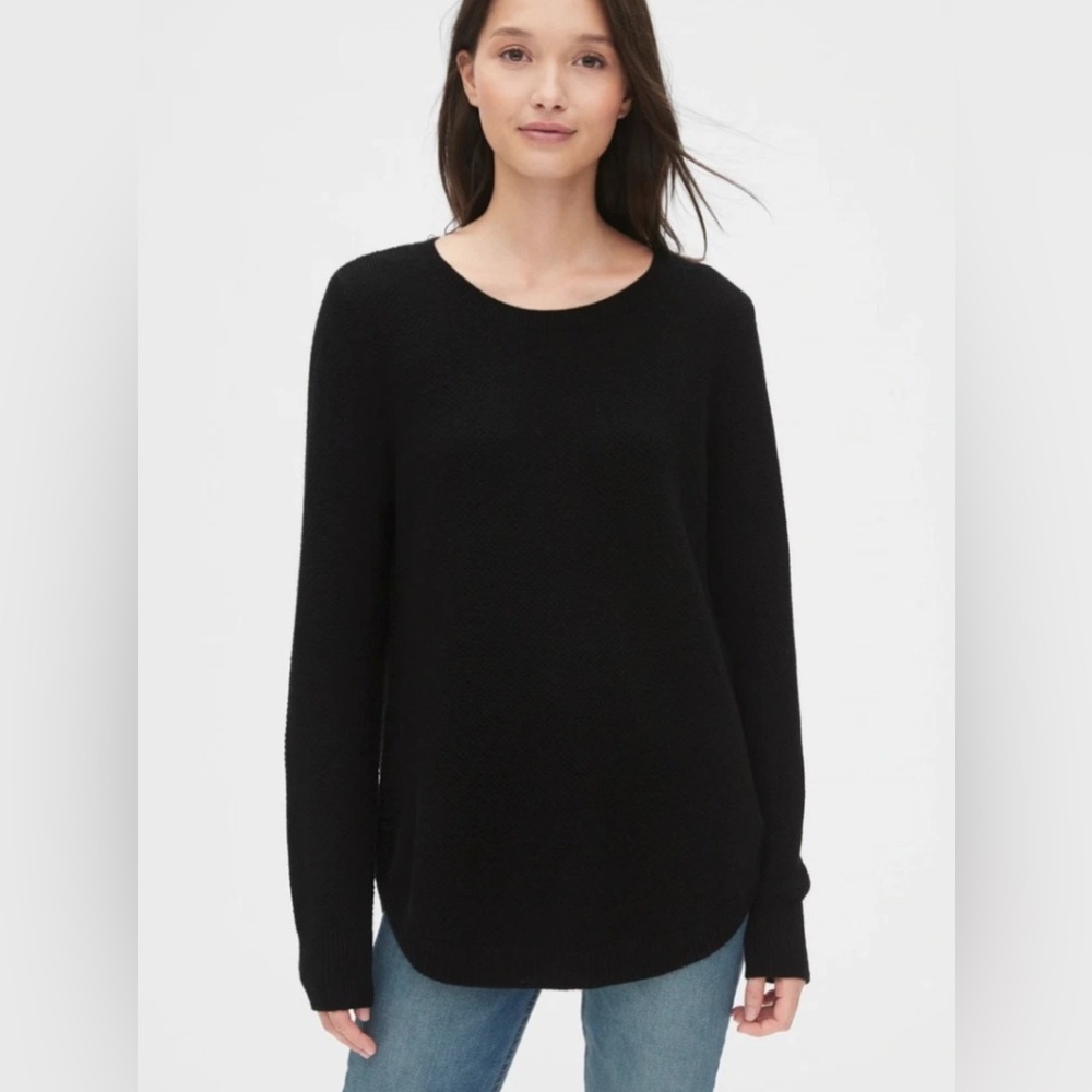 J. Crew NWT Wool Blend Tunic Sweater with Rounded Hem